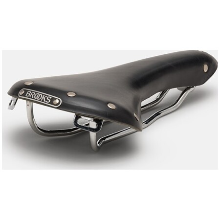 Siodełko BROOKS SWALLOW B15, Black, Steel Rail, Waga 490g, Linia Leather (NEW)