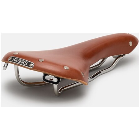 Siodełko BROOKS SWALLOW B15, Honey, Steel Rail, Waga 490g, Linia Leather (NEW)