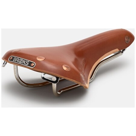 Siodełko BROOKS SWIFT, Honey, Steel Rail, Waga 510g, Linia Leather (NEW)