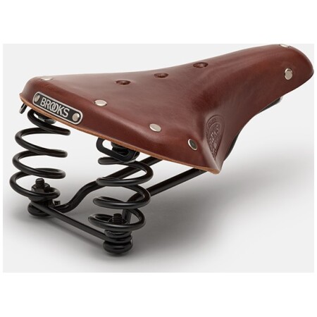 Siodełko BROOKS FLYER SHORT, Brown, Steel Rail, Waga 800g, Linia Leather (NEW)