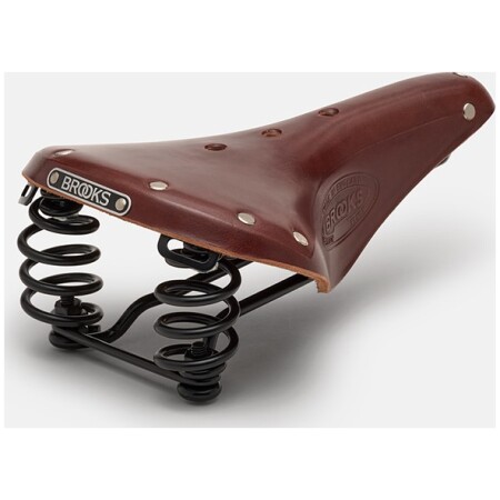 Siodełko BROOKS FLYER, Brown, Steel Rail, Waga 860g, Linia Leather (NEW)