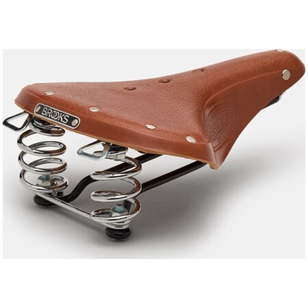 Siodełko BROOKS B67, Honey, Steel Rail, Waga 850g, Linia Leather (NEW)