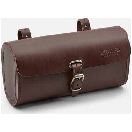 Torba podsiodłowa BROOKS CHALLENGE, Brown, Pojemność 1,5L, Mocowanie na paskach, Garbowana skóra (NEW)