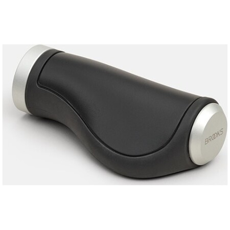 Chwyty BROOKS ERGONOMIC LEATHER GRIPS, Black, Rozmiar 100/130 (DWZ)