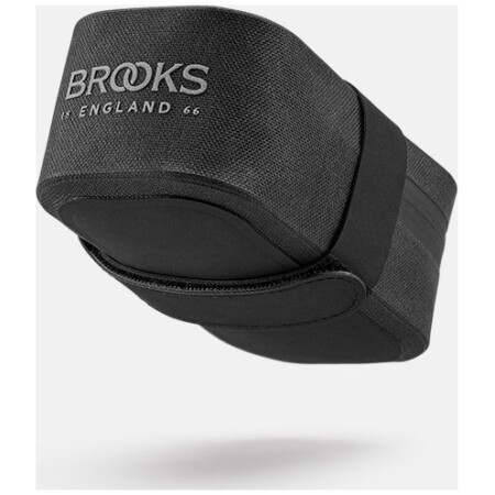 Torba podsiodłowa BROOKS SCAPE SADDLE POCKET BAG, Black, Pojemność 0,7L, Mocowanie na pasku, Wodoodporna (NEW)