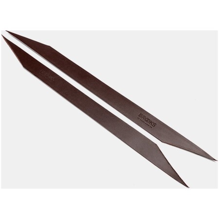 Paski chwytów BROOKS LEATHER REPLACEMENT TAPE, Brown, Skóra garbowana, Dla modelu Slender, 2,5mm (NEW 2025)