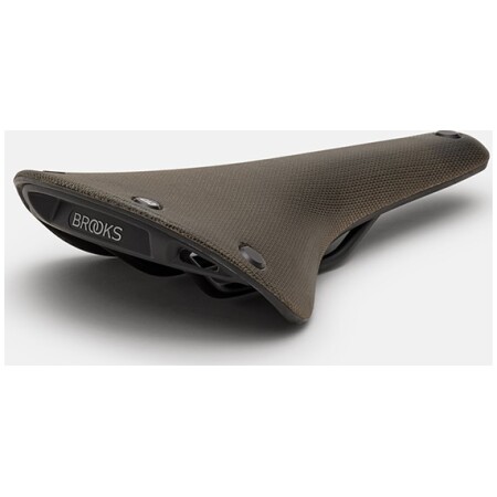 Siodełko BROOKS C17, Mud Green, Steel Rail, Waga 464g, Linia Cambium (NEW)