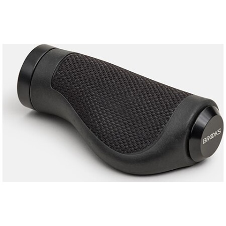 Chwyty BROOKS ERGONOMIC RUBBER GRIPS, Black, Rozmiar 130/100 (NEW)