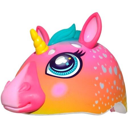 Kask dziecięcy juniorski RASKULLZ SUPER RAINBOW CORN LED roz. S CHILD FS 5+ (50-54 cm) (NEW 2026)