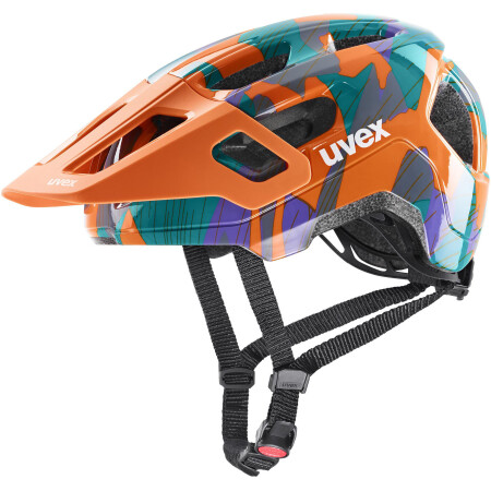 Kask uvex react jr. pomarańczowy 52-56cm